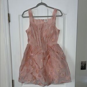 Bobeau Pink Floral Dress